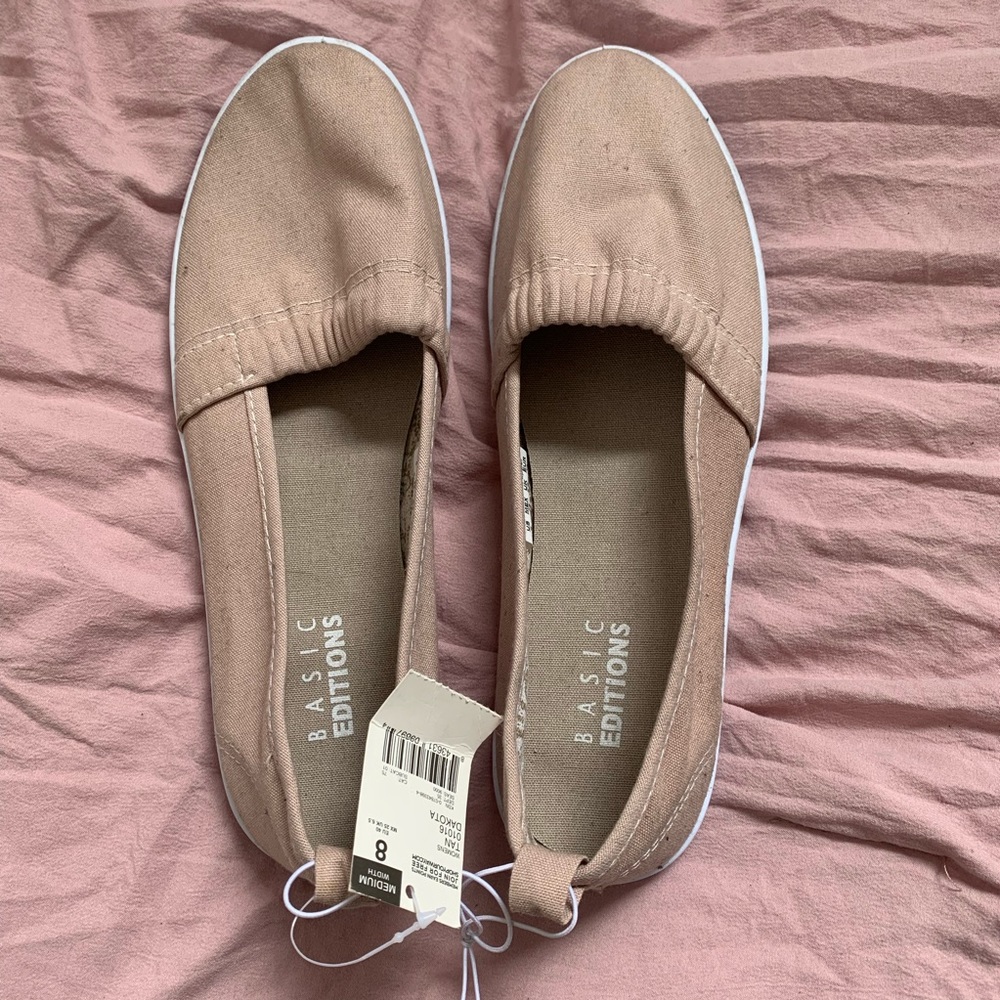 Tan Slip On Shoes